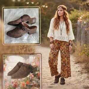 Blowfish Malibu Mule/Booties Boho/Western